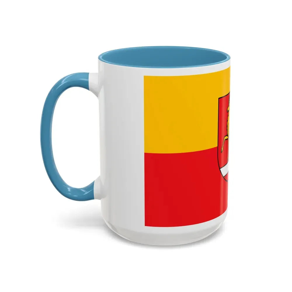 Flag of Sigmaringen Germany - Accent Coffee Mug - Go Mug Yourself
