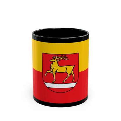 Flag of Sigmaringen Germany - Black Coffee Mug-11oz-Go Mug Yourself