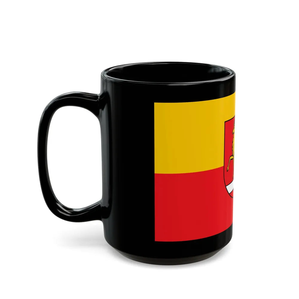 Flag of Sigmaringen Germany - Black Coffee Mug-Go Mug Yourself