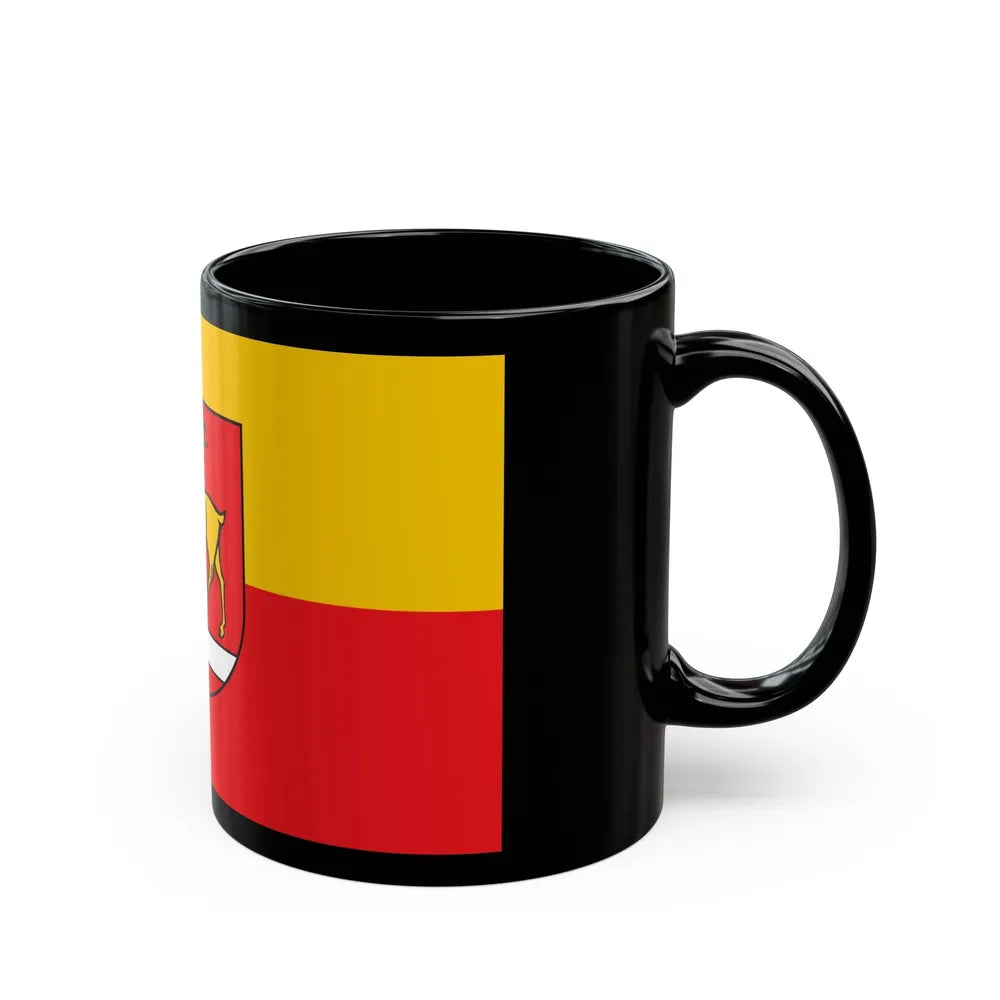 Flag of Sigmaringen Germany - Black Coffee Mug-Go Mug Yourself