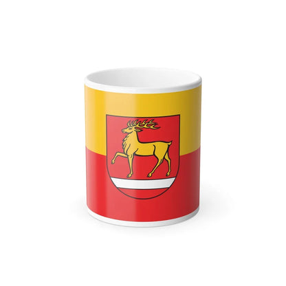 Flag of Sigmaringen Germany - Color Changing Coffee Mug-11oz-Go Mug Yourself