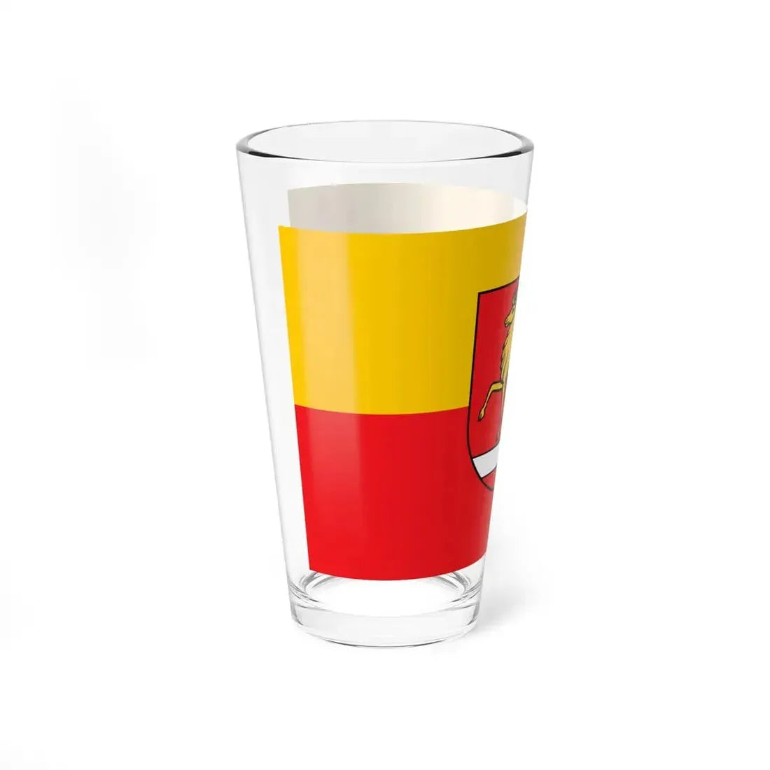 Flag of Sigmaringen Germany - Pint Glass 16oz - Go Mug Yourself
