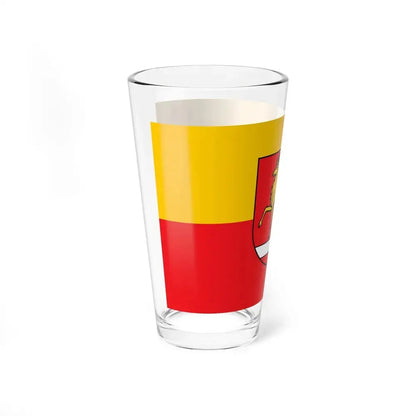 Flag of Sigmaringen Germany - Pint Glass 16oz - Go Mug Yourself