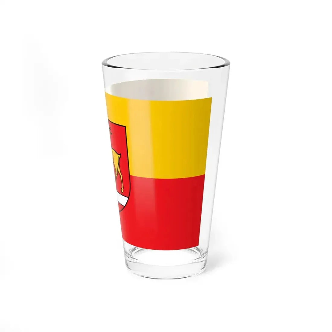 Flag of Sigmaringen Germany - Pint Glass 16oz - Go Mug Yourself