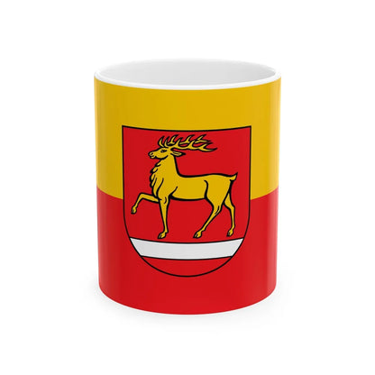 Flag of Sigmaringen Germany - White Coffee Mug-11oz-Go Mug Yourself