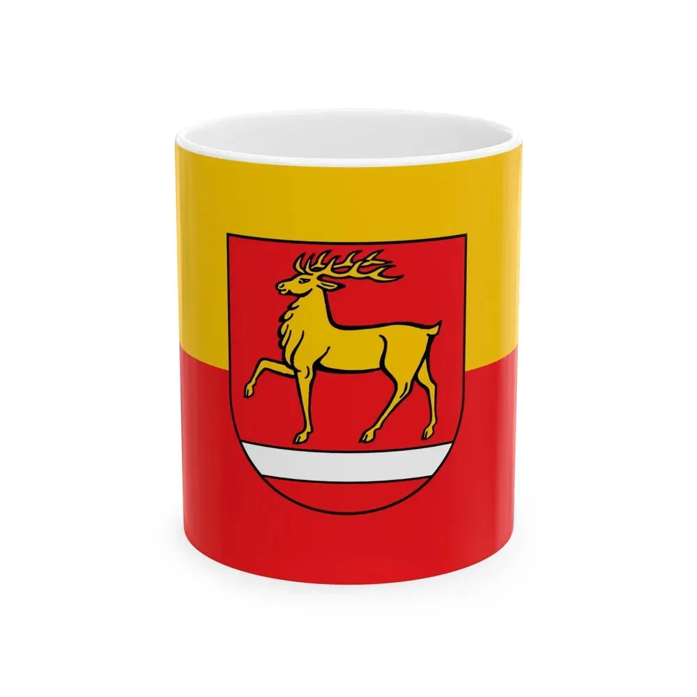 Flag of Sigmaringen Germany - White Coffee Mug 11oz - Go Mug Yourself