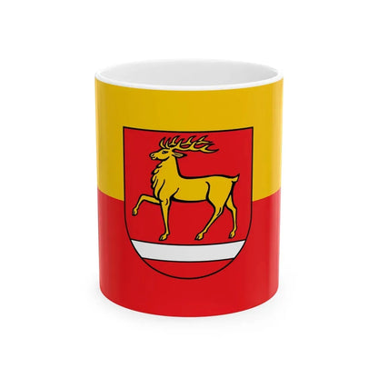 Flag of Sigmaringen Germany - White Coffee Mug 11oz - Go Mug Yourself