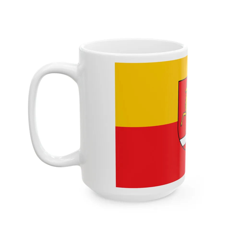 Flag of Sigmaringen Germany - White Coffee Mug-Go Mug Yourself