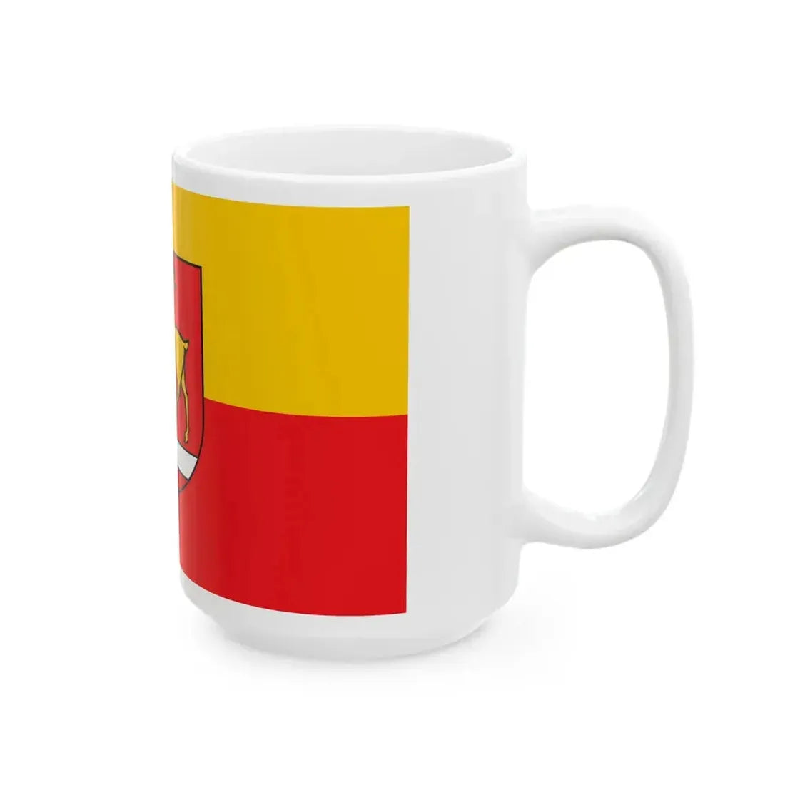 Flag of Sigmaringen Germany - White Coffee Mug - Go Mug Yourself