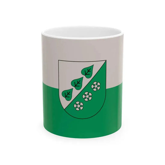 Flag of Sigulda (Latvia) White Coffee Mug 11oz - Go Mug Yourself