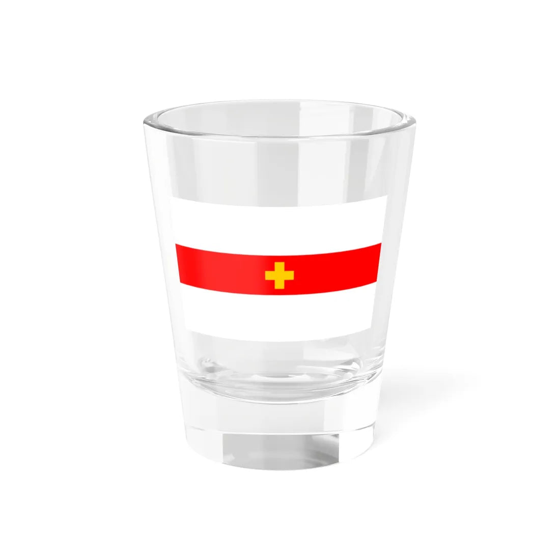 Flag of Siġġiewi 1993-2001 (Malta) Shot Glass 1.5oz 1.5oz - Go Mug Yourself