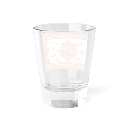 Flag of Sikkim 1914-1962 (India) Shot Glass 1.5oz - Go Mug Yourself