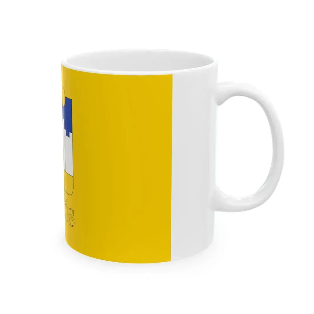Flag of Siklos (Hungary) White Coffee Mug - Go Mug Yourself