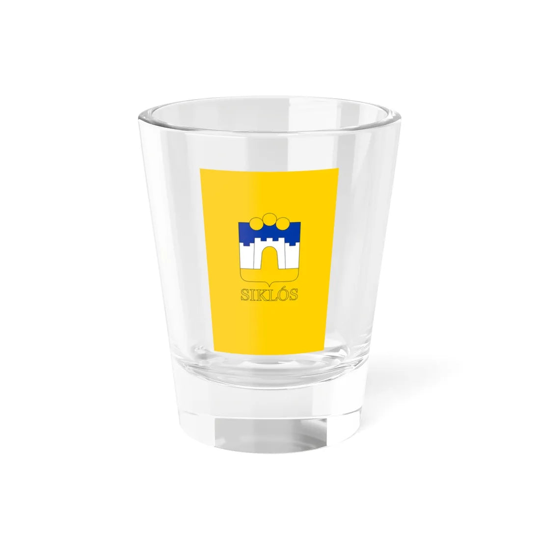 Flag of Siklos vertical (Hungary) Shot Glass 1.5oz 1.5oz - Go Mug Yourself