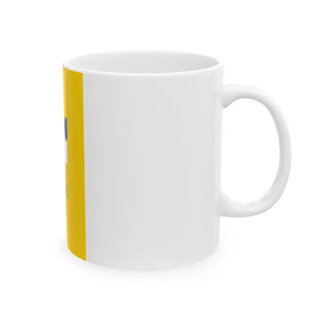 Flag of Siklos vertical (Hungary) White Coffee Mug - Go Mug Yourself
