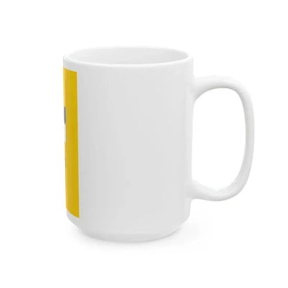 Flag of Siklos vertical (Hungary) White Coffee Mug - Go Mug Yourself