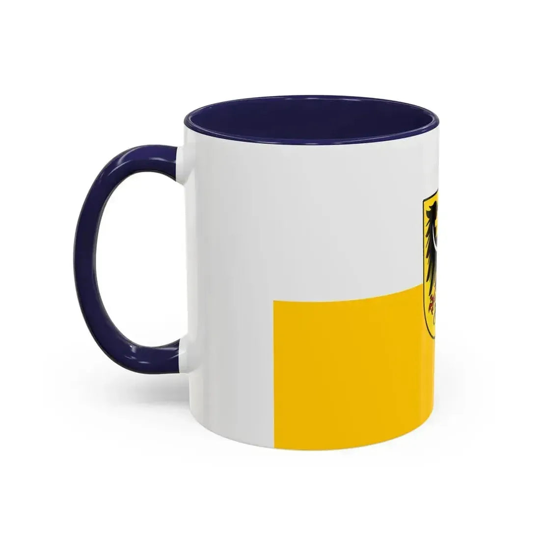 Flag of Silesia and Lower Silesia Germany - Accent Coffee Mug - Go Mug Yourself