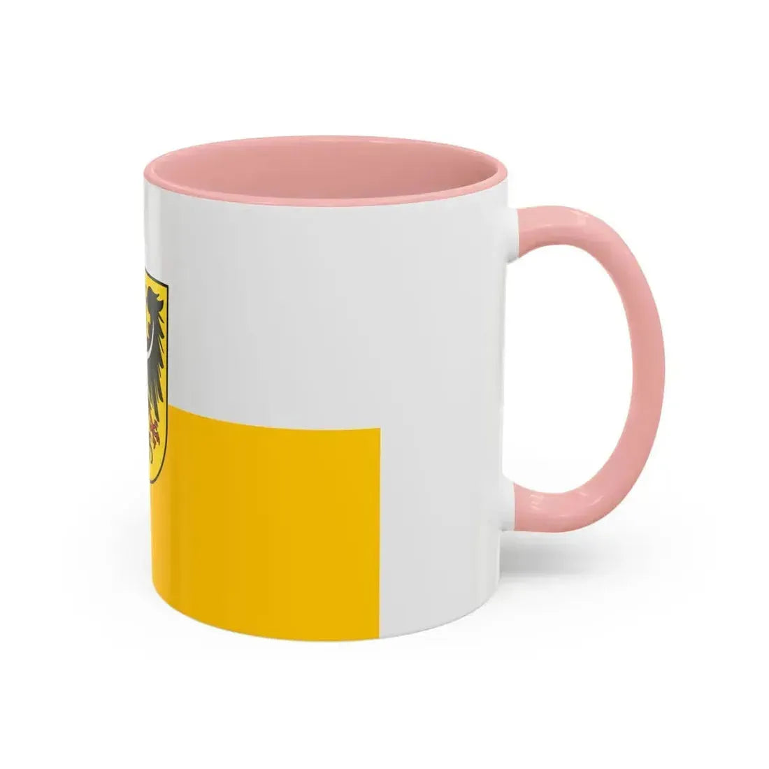 Flag of Silesia and Lower Silesia Germany - Accent Coffee Mug - Go Mug Yourself