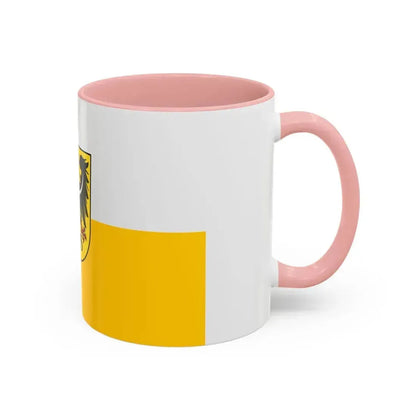 Flag of Silesia and Lower Silesia Germany - Accent Coffee Mug - Go Mug Yourself
