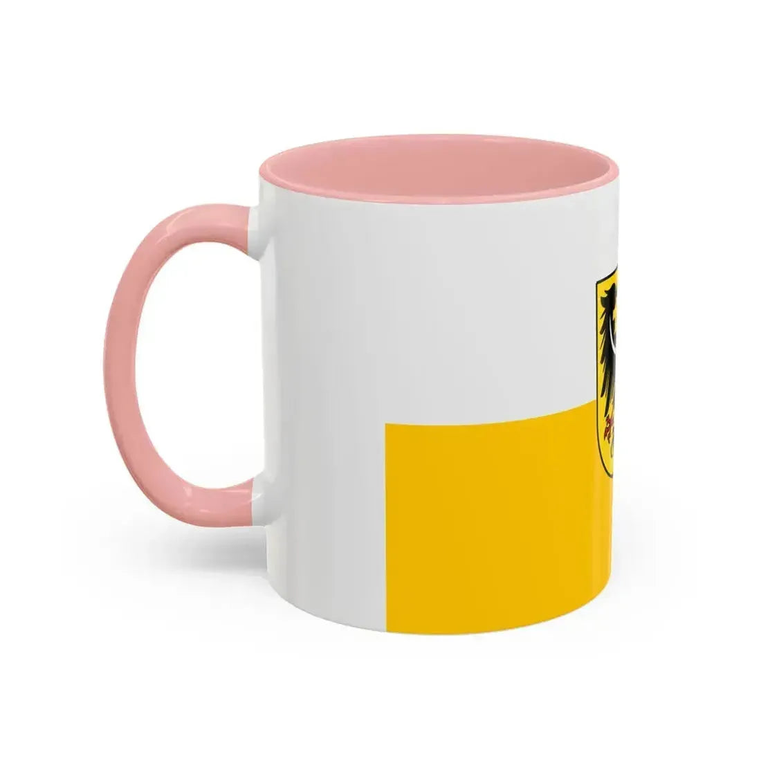 Flag of Silesia and Lower Silesia Germany - Accent Coffee Mug - Go Mug Yourself