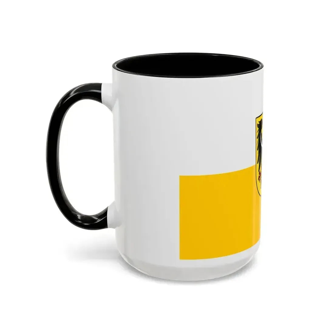 Flag of Silesia and Lower Silesia Germany - Accent Coffee Mug - Go Mug Yourself