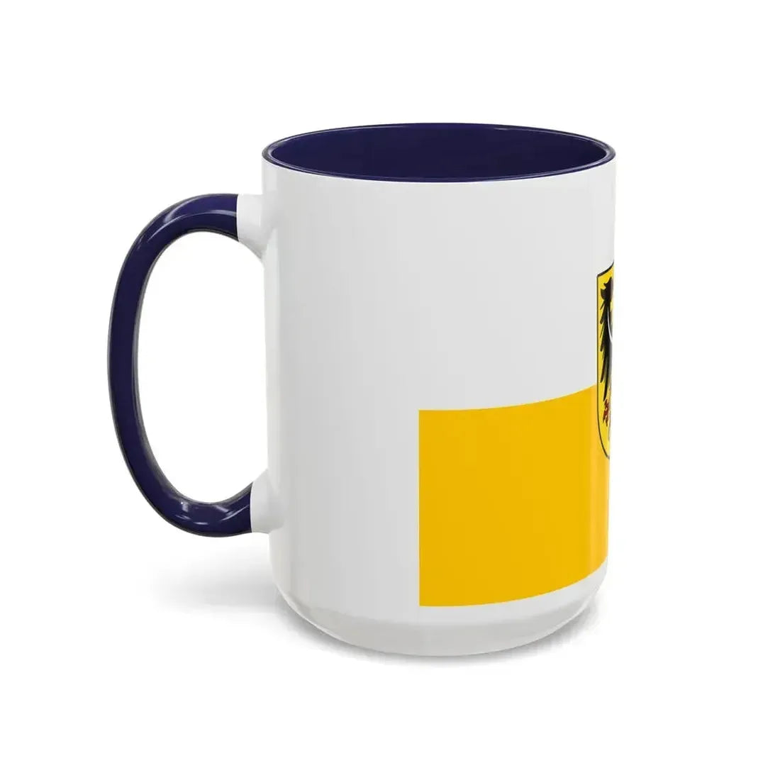 Flag of Silesia and Lower Silesia Germany - Accent Coffee Mug - Go Mug Yourself