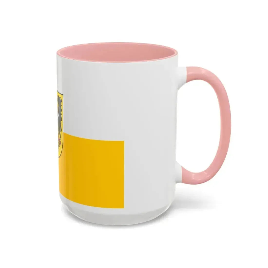 Flag of Silesia and Lower Silesia Germany - Accent Coffee Mug - Go Mug Yourself