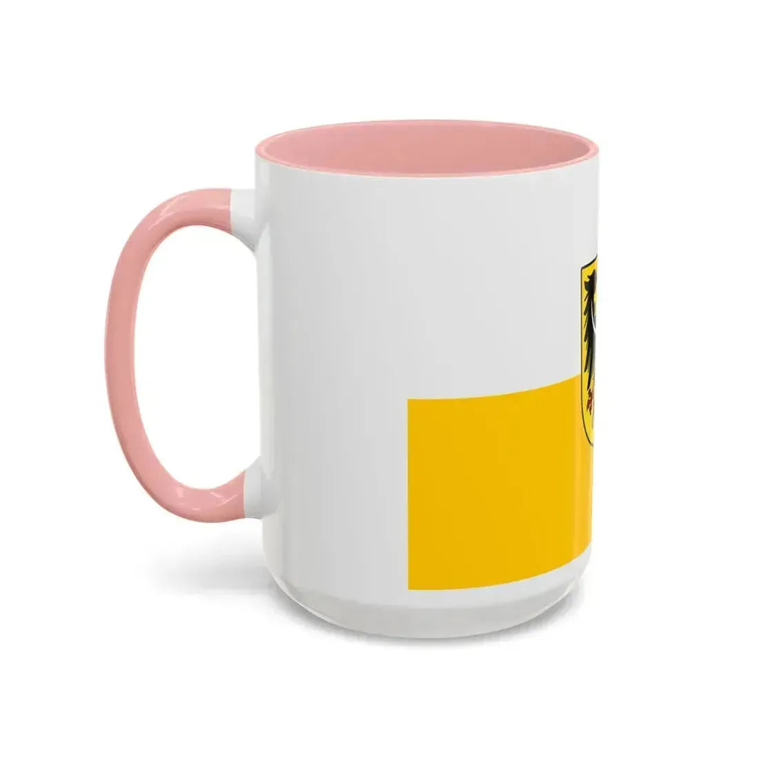Flag of Silesia and Lower Silesia Germany - Accent Coffee Mug - Go Mug Yourself