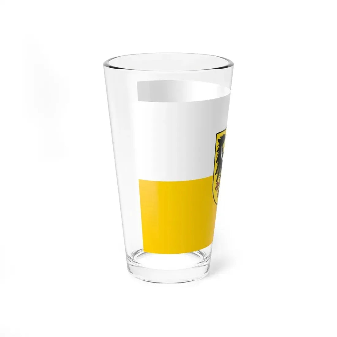 Flag of Silesia and Lower Silesia Germany - Pint Glass 16oz - Go Mug Yourself