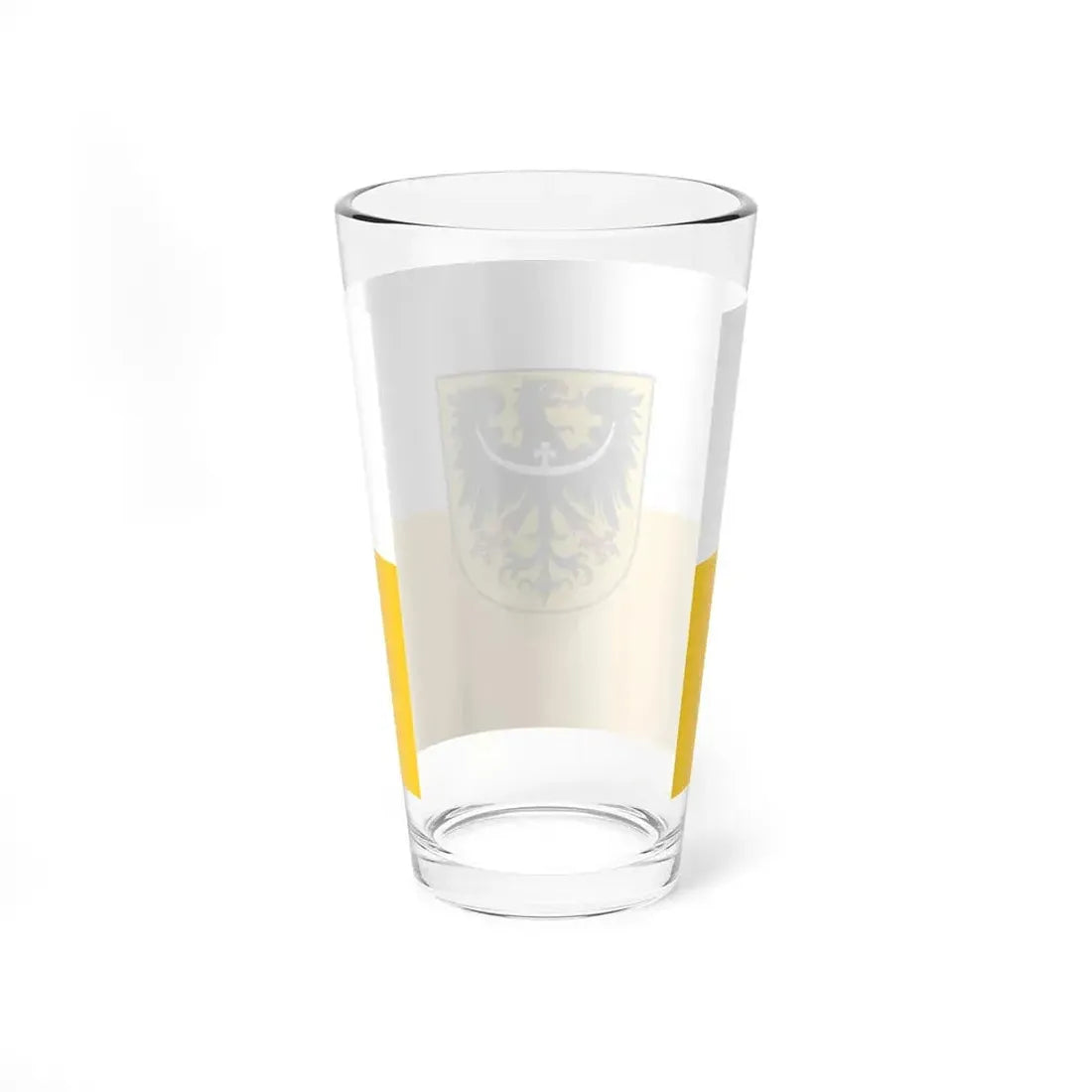 Flag of Silesia and Lower Silesia Germany - Pint Glass 16oz - Go Mug Yourself