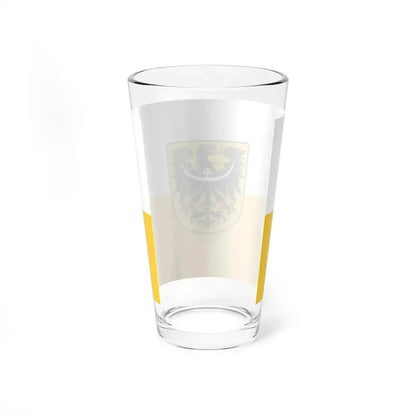Flag of Silesia and Lower Silesia Germany - Pint Glass 16oz - Go Mug Yourself