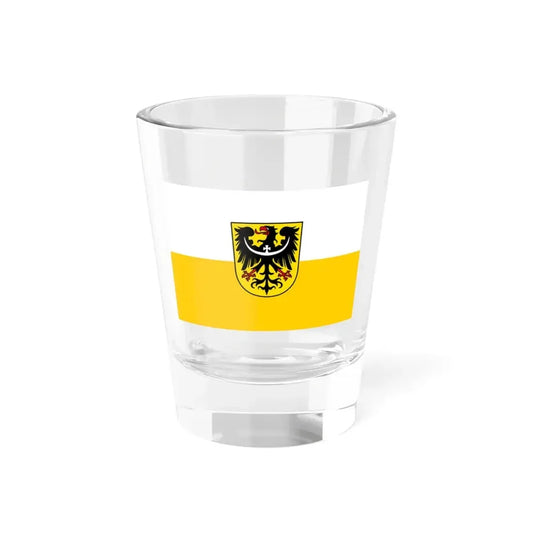 Flag of Silesia and Lower Silesia Germany - Shot Glass 1.5oz 1.5oz - Go Mug Yourself