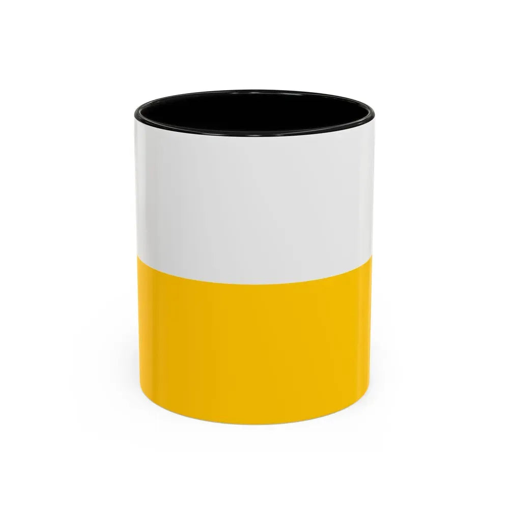 Flag of Silesia Germany - Accent Coffee Mug 11oz Black - Go Mug Yourself