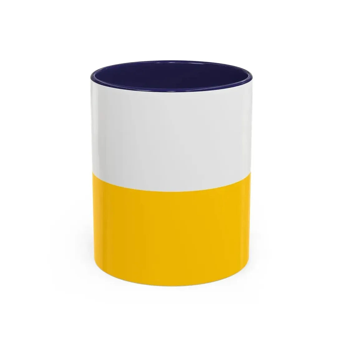 Flag of Silesia Germany - Accent Coffee Mug 11oz Navy - Go Mug Yourself
