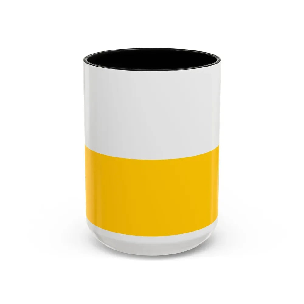 Flag of Silesia Germany - Accent Coffee Mug 15oz Black - Go Mug Yourself