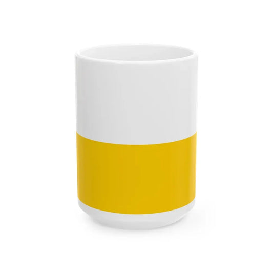 Flag of Silesia Germany - White Coffee Mug 15oz - Go Mug Yourself