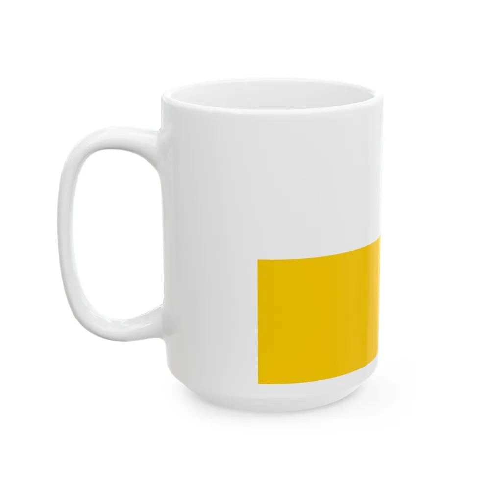 Flag of Silesia Germany - White Coffee Mug-Go Mug Yourself