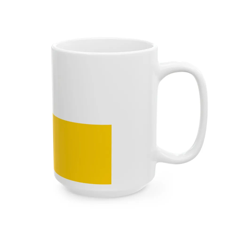 Flag of Silesia Germany - White Coffee Mug-Go Mug Yourself