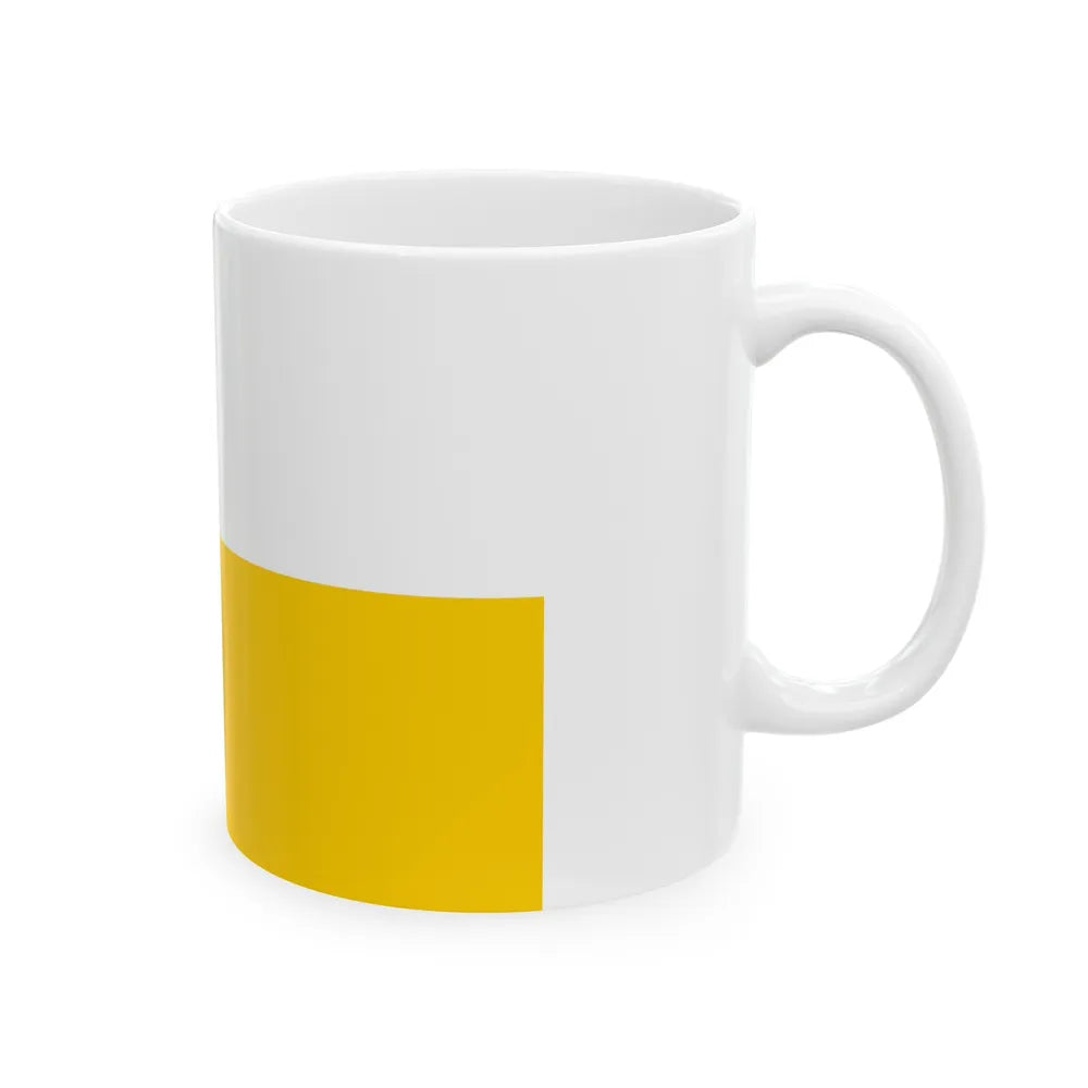 Flag of Silesia Germany - White Coffee Mug-Go Mug Yourself