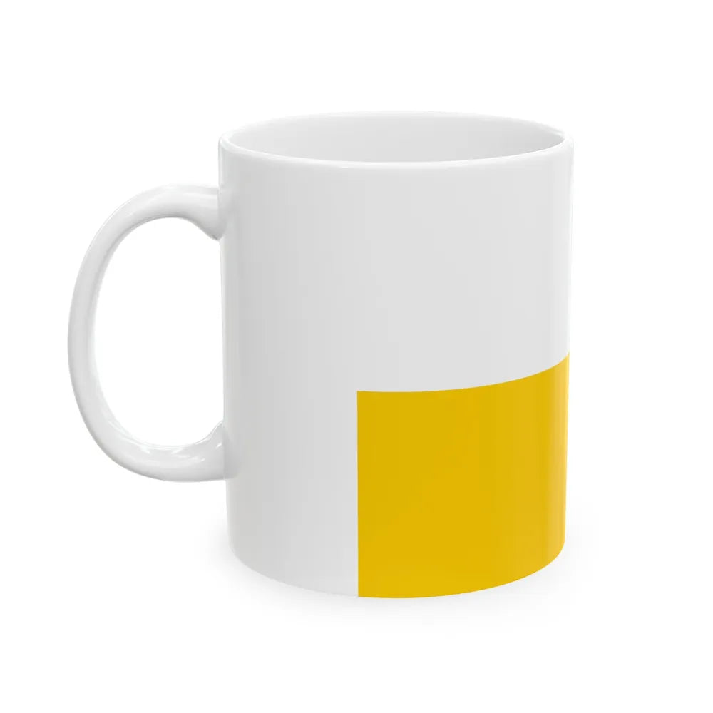 Flag of Silesia Germany - White Coffee Mug-Go Mug Yourself