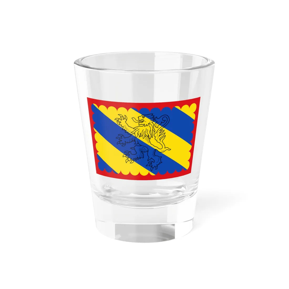 Flag of Silly (Belgium) Shot Glass 1.5oz 1.5oz - Go Mug Yourself