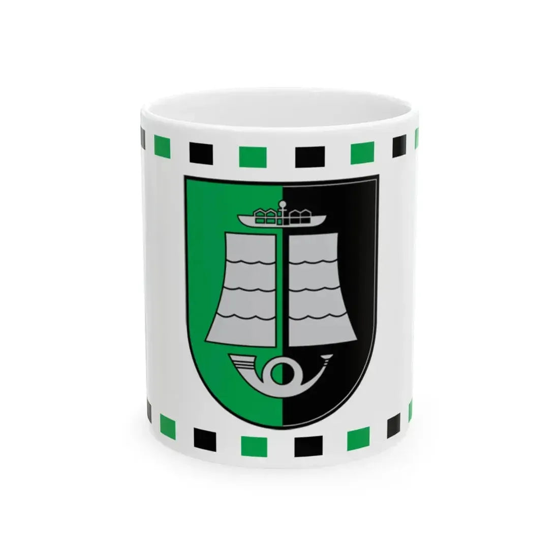 Flag of Silute (Lithuania) White Coffee Mug 11oz - Go Mug Yourself