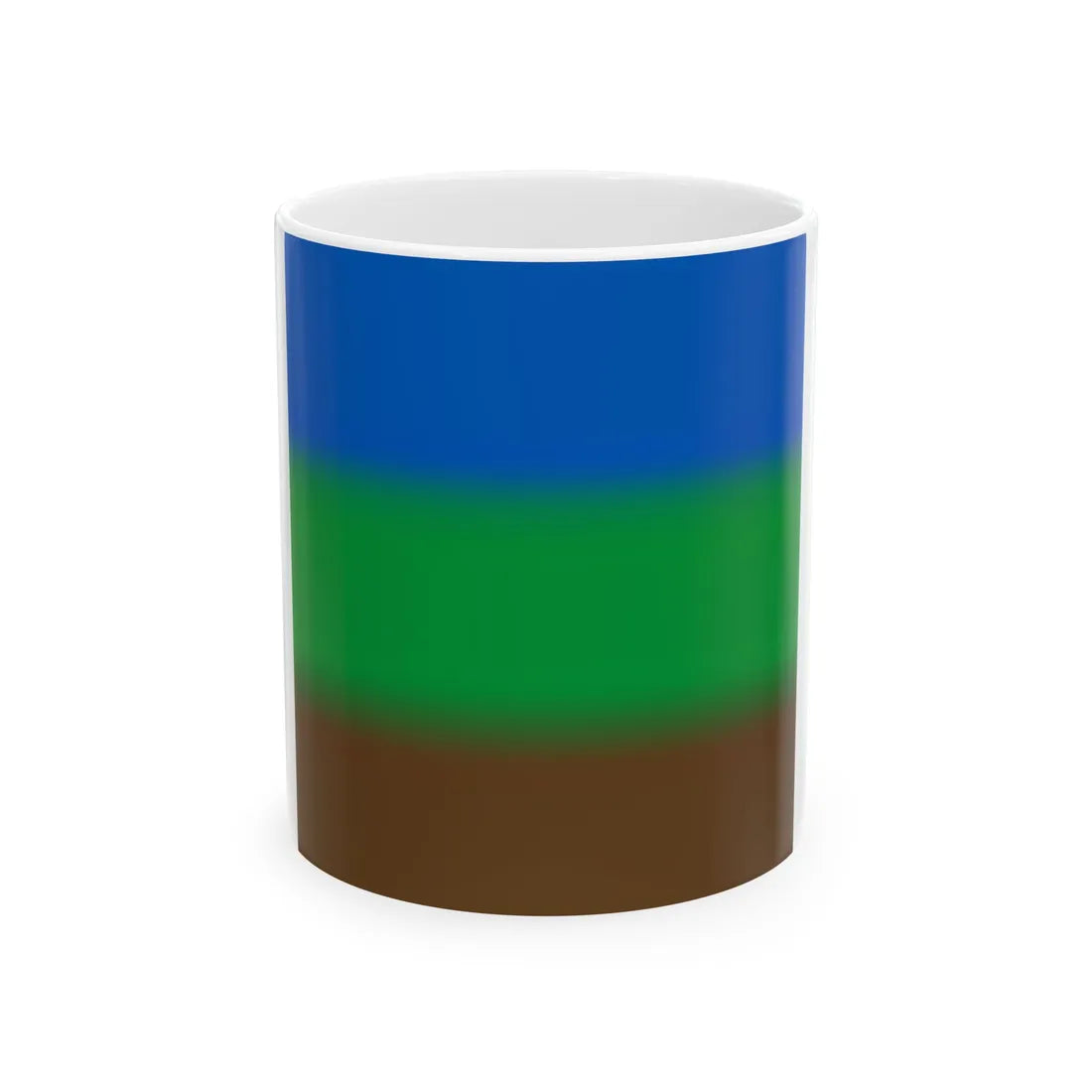 Flag of Simakivka (Ukraine) White Coffee Mug 11oz - Go Mug Yourself