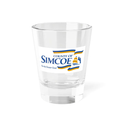 Flag of Simcoe County Ontario (Canada) Shot Glass 1.5oz 1.5oz - Go Mug Yourself