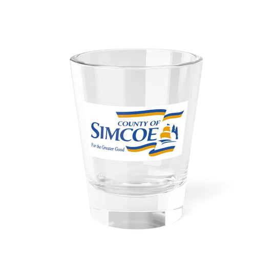 Flag of Simcoe County Ontario (Canada) Shot Glass 1.5oz 1.5oz - Go Mug Yourself