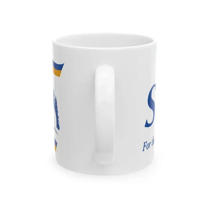 Flag of Simcoe County Ontario (Canada) White Coffee Mug - Go Mug Yourself