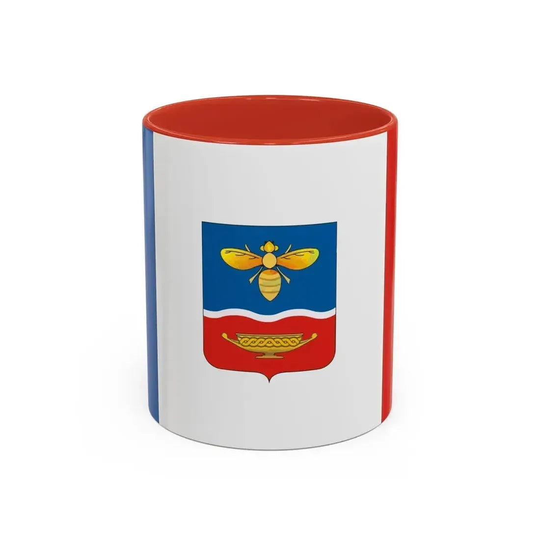 Flag of Simferopol Ukraine - Accent Coffee Mug 11oz Red - Go Mug Yourself