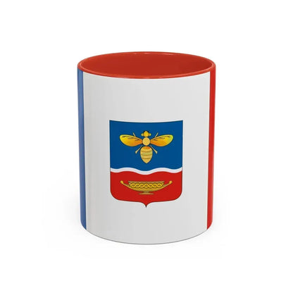 Flag of Simferopol Ukraine - Accent Coffee Mug 11oz Red - Go Mug Yourself