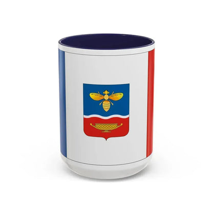 Flag of Simferopol Ukraine - Accent Coffee Mug 15oz Navy - Go Mug Yourself