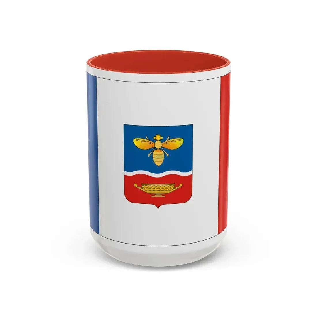 Flag of Simferopol Ukraine - Accent Coffee Mug 15oz Red - Go Mug Yourself